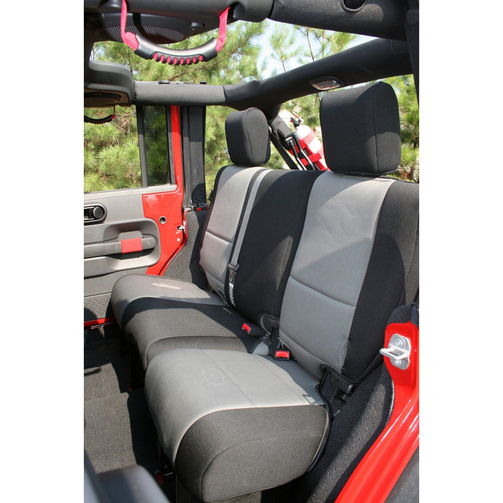 Rugged Ridge 13264.01 Neoprene Rear Seat Cover Black Fits 2007-2018 Jeep Wrangler Unlimited JKU