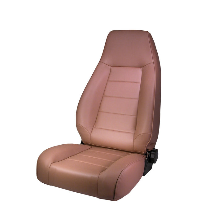 Rugged Ridge 13402.04 High Back Reclining Front Seat Fits 1976-1995 Jeep CJ and Wrangler Tan