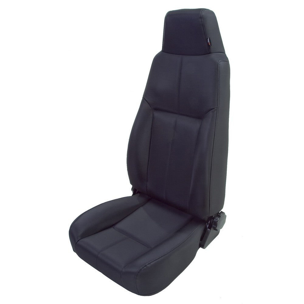 Rugged Ridge 13403.15 High Back Front Seat Fits 1976-1995 Jeep CJ and YJ Wrangler Black Denim