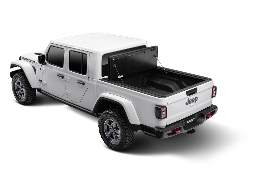 Rugged Ridge 13550.24 Armis Hard Folding Bed Cover with LINE-X Fits 2020-2022 Jeep Gladiator JT