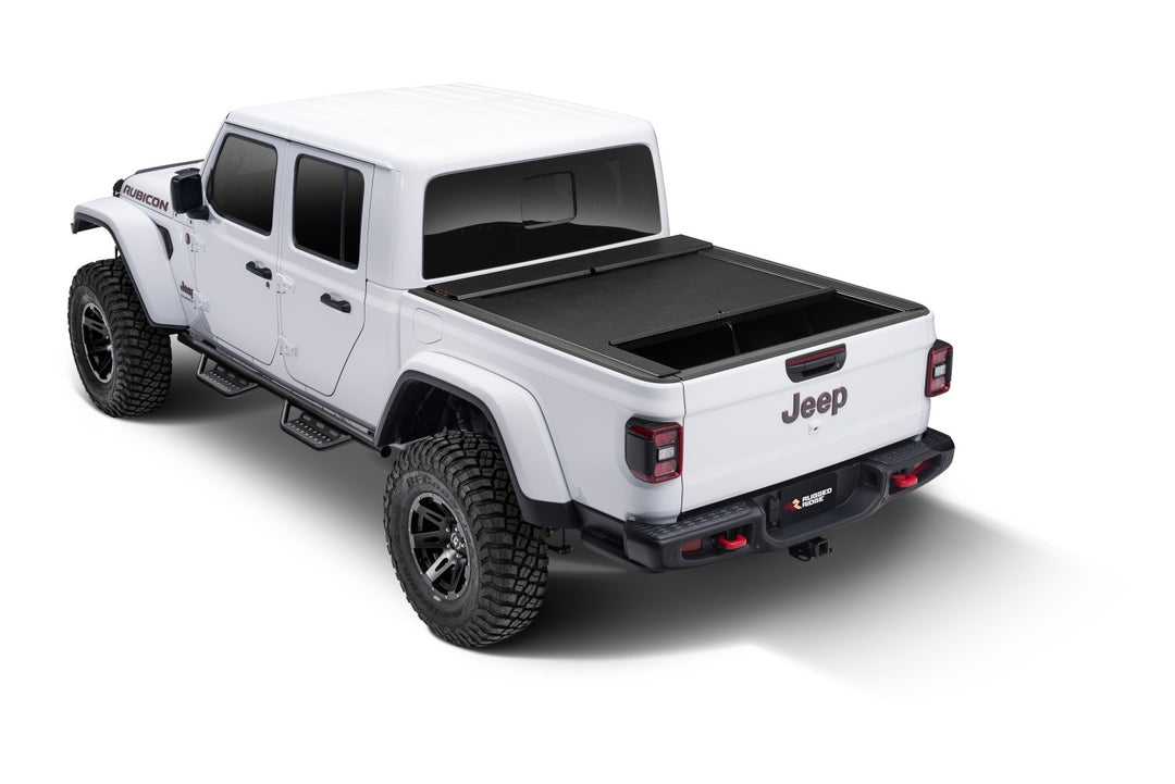 Rugged Ridge 13550.31 Armis Retractable Locking Bed Cover Fits 2020-2022 Jeep Gladiator with Trail Rail