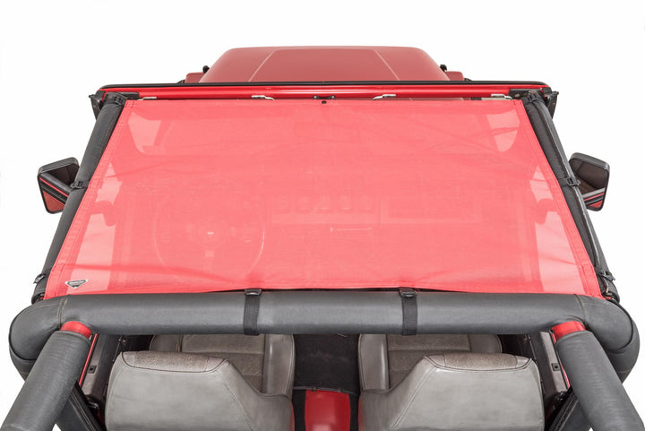 MasterTop 14200102 Red Mesh Bimini Top ShadeMaker Fits 1987-1995 Wrangler YJ