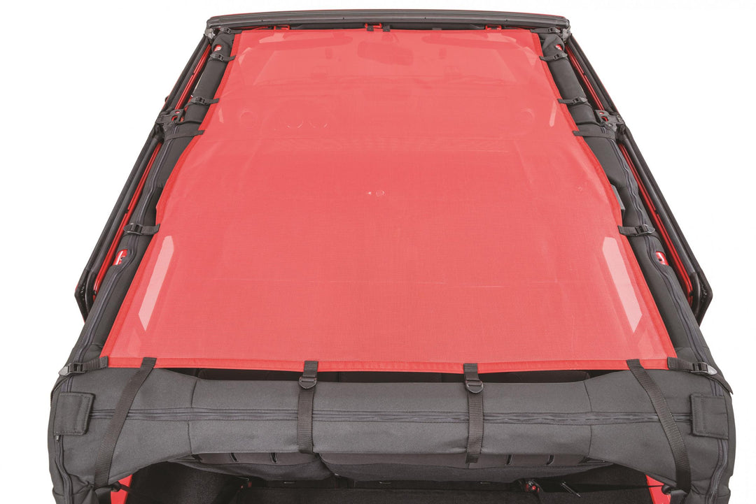 MasterTop 14221401 ShadeMaker Freedom Mesh Bimini Top Plus Fits 2007-2018 Jeep Wrangler JK 4 Door