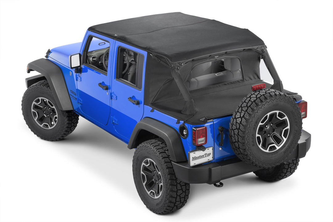 MasterTop 14810924 MasterTwill Ultimate Summer Combo For Soft Top Fits 2010-2018 Jeep Wrangler JKU 4 Door