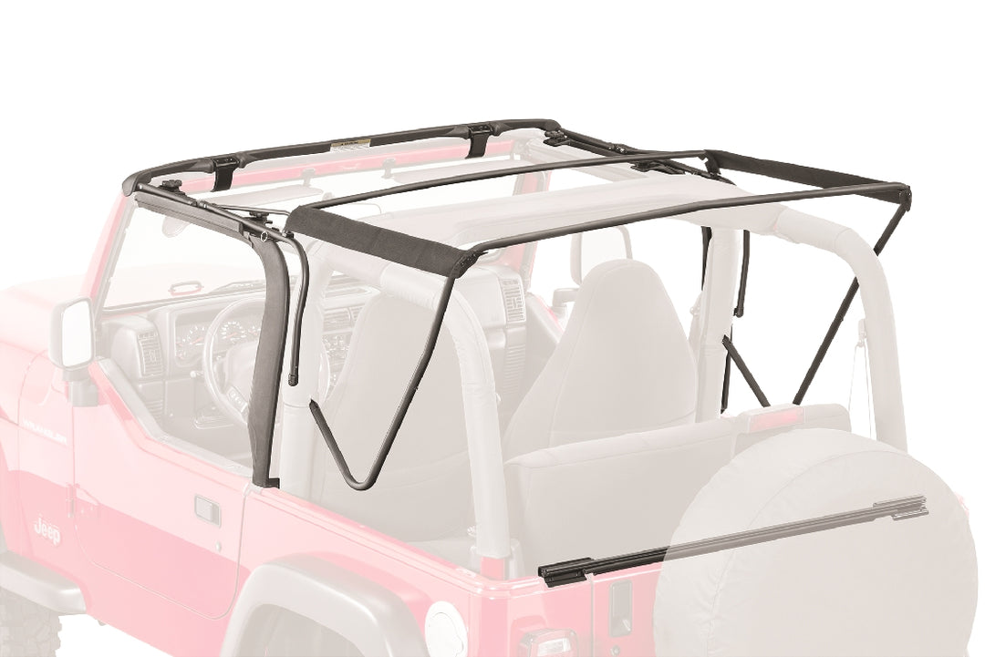 MasterTop 15601217 Full Hardware Top without Doors with Tinted Glass Fits 1997-2006 Jeep Wrangler TJ Spice