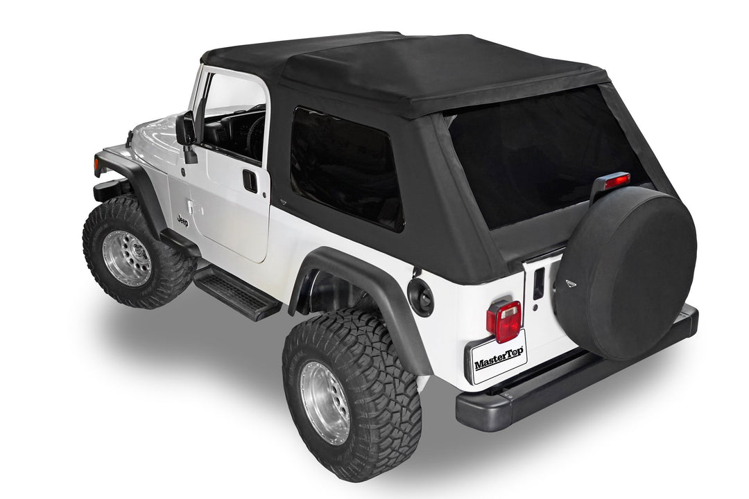 MasterTop 15701035 SkyMaster Fastback Top Fits 2004-2006 Jeep Wrangler Unlimited LJ Black Diamond