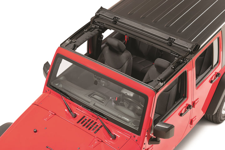 MasterTop 15800435 SkyMaster for Hardtop Fits 2007-2018 Jeep Wrangler JK Black Diamond