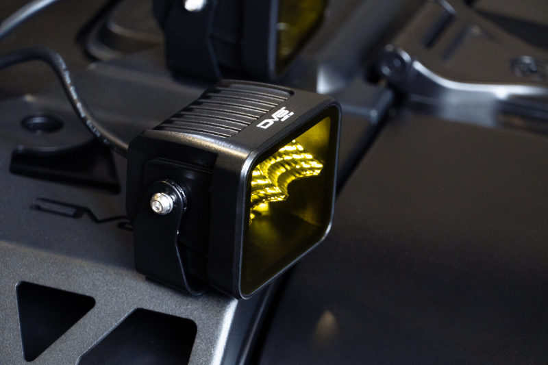 DV8 Offroad 3in Elite Series LED Amber Pod Light