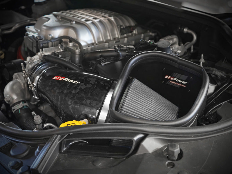 aFe 2021 Dodge Durango SRT Hellcat Track Series Carbon Fiber Cold Air Intake System w/ Pro DRY S