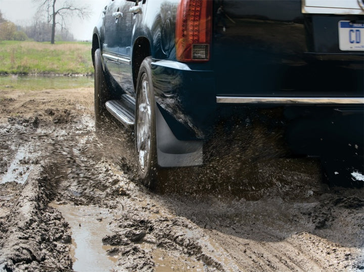 WeatherTech 05-14 Toyota Tacoma (w/Flares Only / No X-Runner) No Drill Mudflaps - Black