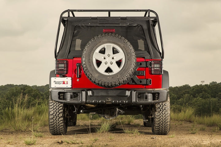 Rugged Ridge Spartacus Rear Bumper Black 07-18 Jeep Wrangler