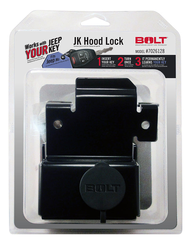 Bolt 7026128 Hood Lock Fits 2007-2018 Jeep Wrangler JK