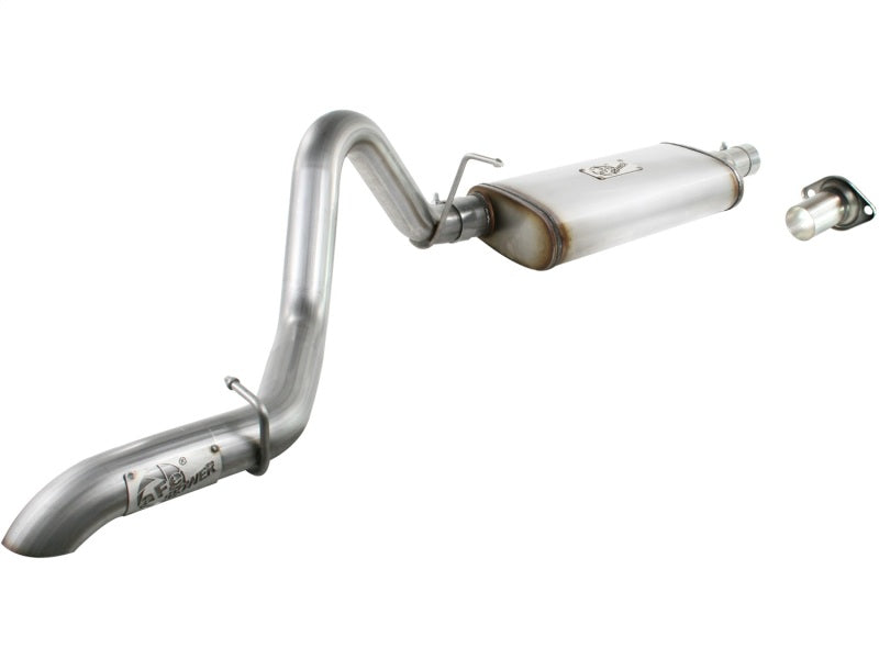 aFe MACHForce XP Exhausts Cat-Back SS-409 EXH Jeep Wrangler TJ 97-06 I6-4.0L HT - 2.5 In.