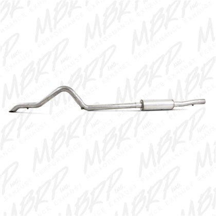 MBRP S5514AL Aluminized 2.5 Inch Off-Road Tail Pipe Fits 2007-2011 Jeep Wrangler JK 2 and 4 Door