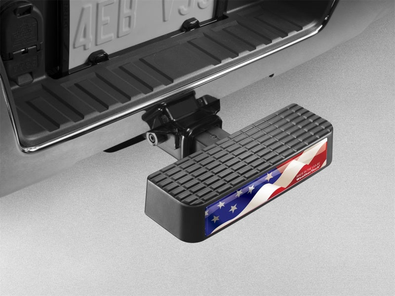 WeatherTech BumpStep Black (w/ Waving Flag Emblem)