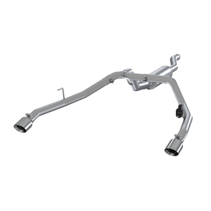 MBRP S5538AL Aluminized 2.5 Inch Cat Back Dual Rear Fits 2020-Current Jeep Gladiator JL