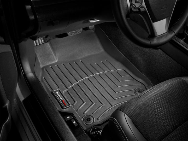 WeatherTech 12-13 Toyota Tacoma Front FloorLiner - Black