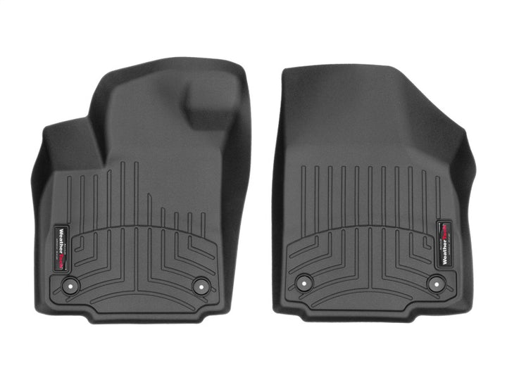 WeatherTech 22+ Toyota Tundra Front Floor Liner - Black (Crew Max - Double Cab)