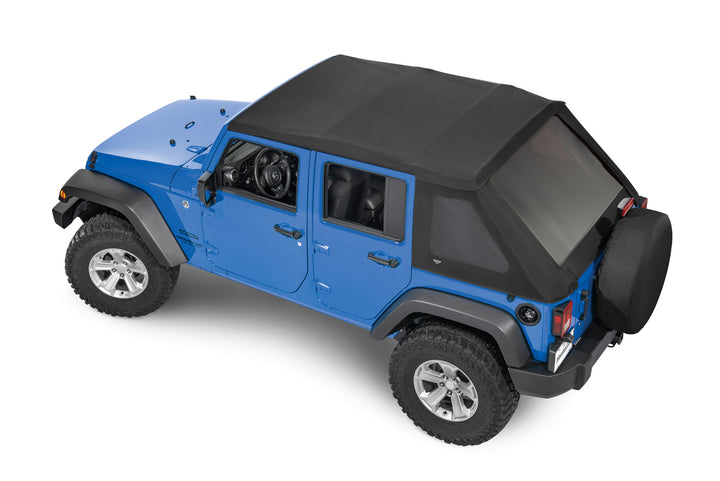 MasterTop 15501424 SkyMaster Fastback Top Fits 2007-2018 Jeep Wrangler JK 4 Door MasterTwill